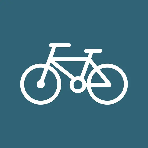 bisiklet simgesi, çizgi sanat vektörü illüstrasyonu