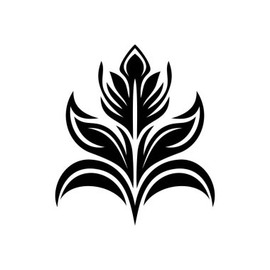 Bir yaprağın vektör illüstrasyonu