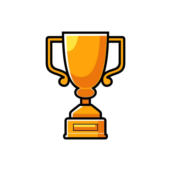 Kazanan vektör düz renk simgesi