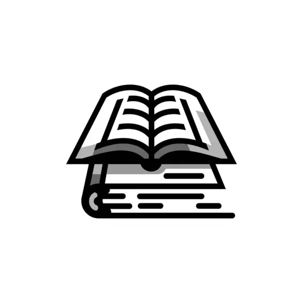 kitap simgesi vektör illüstrasyonu