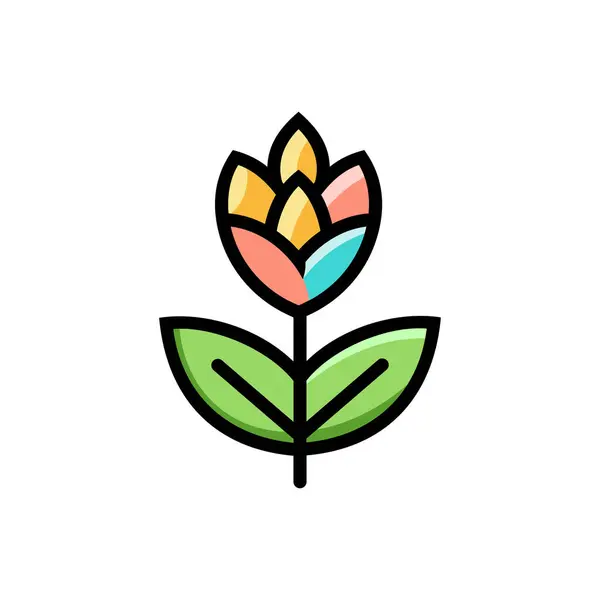 doldurulmuş renk vektör simgesi tasarımı