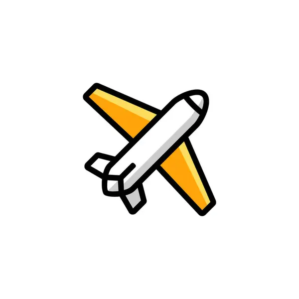 Şeffaf bir arkaplanda uçak vektör çizimi. Birinci kalite semboller. vuruş simgesi düz konsept ve grafik tasarımı.