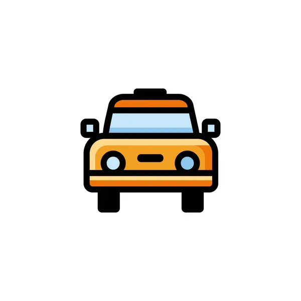 araba simgesi düz renk vektörü