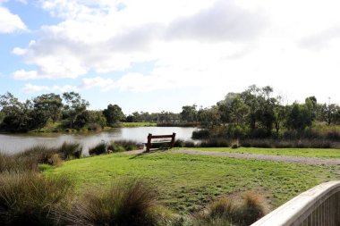 Avustralya 'nın Geelong şehrinin her tarafında yeşillikler var..
