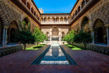 The Reales Alczares de Sevilla (Portre / Dikey Resim)