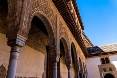 Myrtles Mahkemesi 'nin Güneş Işığı Zarafeti, Alhambra Nasrid Kemerleri