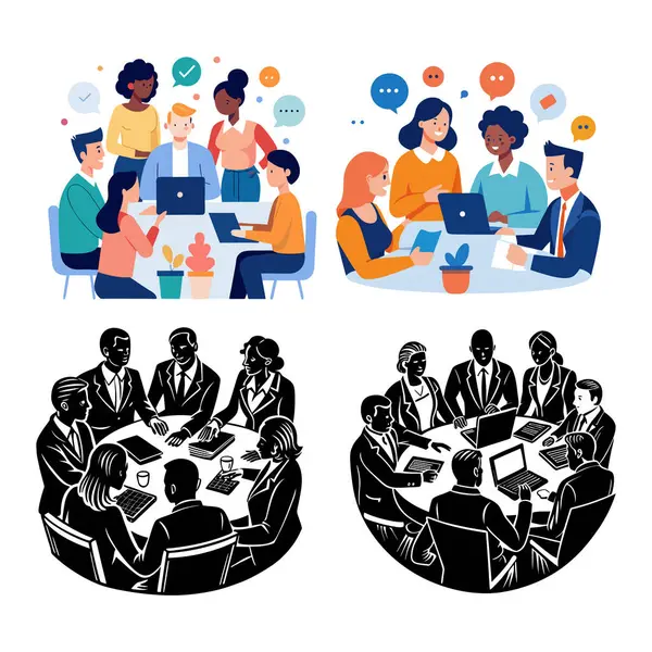 Çeşitli Grup Toplantılar: Mesleki Ayarlarda İşbirliği ve İletişim