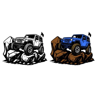 SUV ile Rocky Arazisinde off-road Macerası