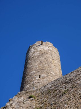 Düşük açılı çekim Turenne Tur taş kaplama ve feodal tarih