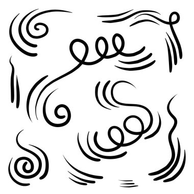 El çizimi ok vektör seti. Doodle Arrows Vektör Çizimi