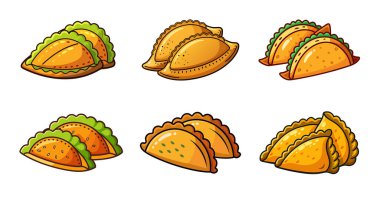 Empanadas Illustration - Lezzetli Tuzlu Pastalar