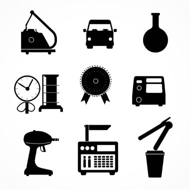 İnşaat ve onarım araçları Icons set