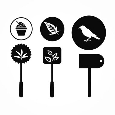 tarımsal simge tasarımı, vektör illüstrasyonu 10 grafiklik