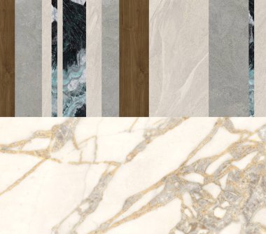 Yaratıcı yama kalıplı taş seramik duvar kağıdı tasarımı. Beyaz bilye. Zemin veya duvar dekorasyonu için yaratıcı yama kalıbı seramik duvar kağıdı tasarımı.