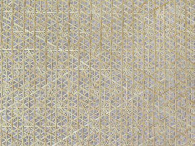 Hasır örgü dokusu yakın plan. Hasır hasır sepet. Moda bambu sepeti, şık bir iç mekan, ekolojik tasarım, el yapımı. Doğal dekor. Saman dokusu. Doğal ekolojik materyaller, depolama sepeti