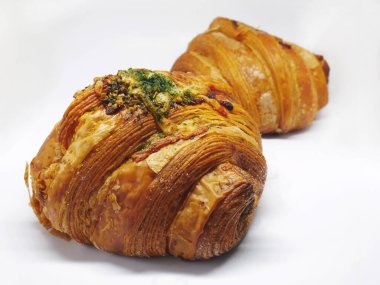 Kruvasanlar izole edildi. Fransız kahvaltısı