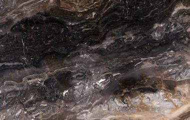 Arkaplan için doğal mermer motifler, soyut siyah ve beyaz damarlar