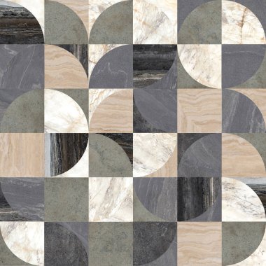 Farklı şekillerde çeşitli doğal misketlerden oluşan güzel bir yama.