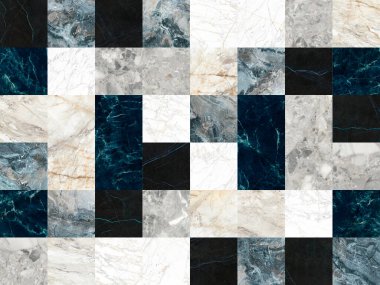 Farklı şekillerde çeşitli doğal misketlerden oluşan güzel bir yama.