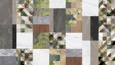 Yamalı doğal taşlar modern doğal tarzda misket desenleri oluşturur. Seramik ve ev dekorasyonu için desen.