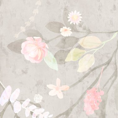 Beton çimento arka plan, suluboya fırça arka plan elementleri ile renksiz desen.