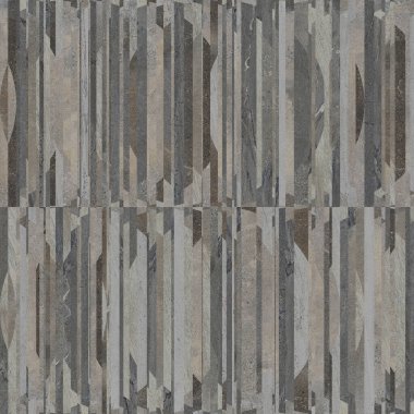 Mermer, pürüzsüz yama işi. Yer ve duvar için tekrarlanan beyaz mermer ve dekorasyon geometrisi