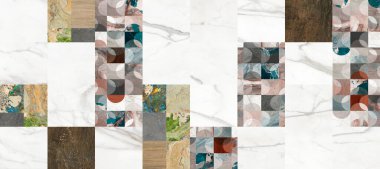 Kusursuz yama desenli, doğal şekilde güzel desenli süsler. Kumaş için baskı. İç tasarım