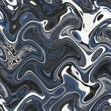 Soyut okyanus mürekkebi sanatı. Doğal lüks. Moda, mermer girdapları ya da agat dalgalarını içerir..