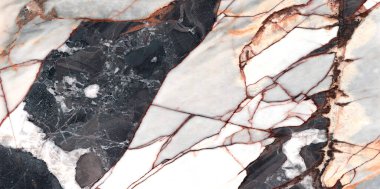 Siyah beyaz kaya dokusu. Tasarım için alanı olan koyu gri duvar arka planı. Sert dağ yüzeyini çatlatmış. Yakın plan. Afiş geniş. Panoramik. Granit zemin. Grunge..