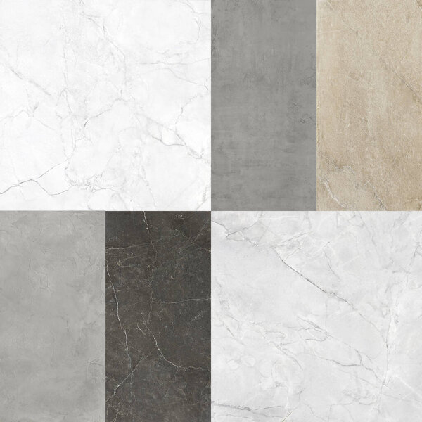 Patchwork natural stones pattern with paisley and modern style. Pattern for textile and home decoration.