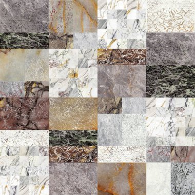 Soyut rastgele renkli şekiller. Renkli geometrik arka plan. Dekoratif tasarım ögeleri.