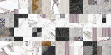 Soyut rastgele renkli şekiller. Renkli geometrik arka plan. Dekoratif tasarım ögeleri.