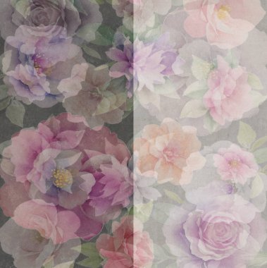 Egzotik plaj modayı, dikişsiz desen, çiçek desenli çiçek deseni tropik muz yaprakları, amber çiçeği ya da zambaklar..