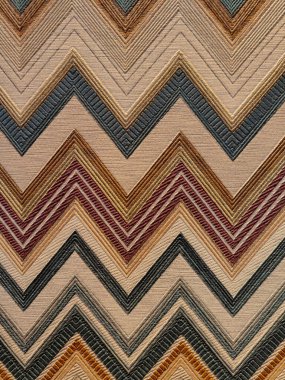 Soyut geometrik dikişsiz desen. Kumaş karalama zigzag hattı süsü. Zigzag kalem çizim arkaplanı