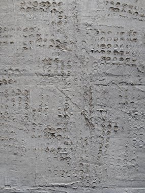 Boş arkaplanı özetle. Gri doğal beton duvar dokusu fotoğrafı. Gri yıkanmış çimento. Yatay.