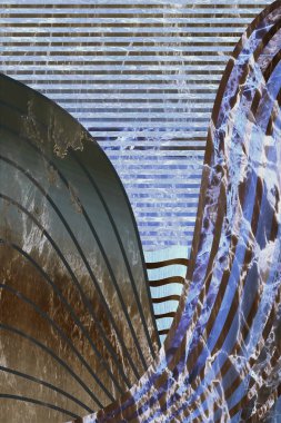 Modern mermer mozaik, soyut geometri, sanat deco duvar kağıdı, yapay taş dokusu, geometrik moda mermer çizimi.