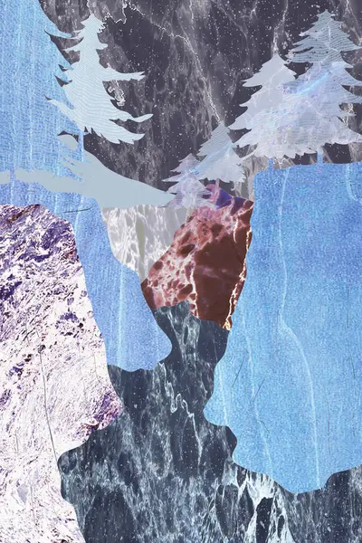 Modern mermer mozaik, soyut geometri, sanat deco duvar kağıdı, yapay taş dokusu, geometrik moda mermer çizimi.