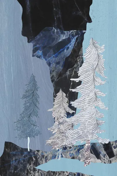 Modern mermer mozaik, soyut geometri, sanat deco duvar kağıdı, yapay taş dokusu, geometrik moda mermer çizimi.