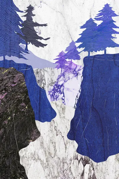 Modern mermer mozaik, soyut geometri, sanat deco duvar kağıdı, yapay taş dokusu, geometrik moda mermer çizimi.