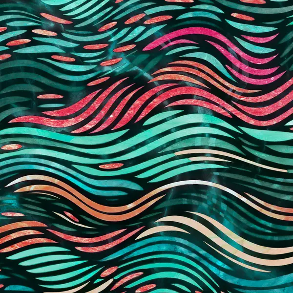 Su dalgalanması soyut dalga deseni, basit grafik biçiminde duvar kağıdı.