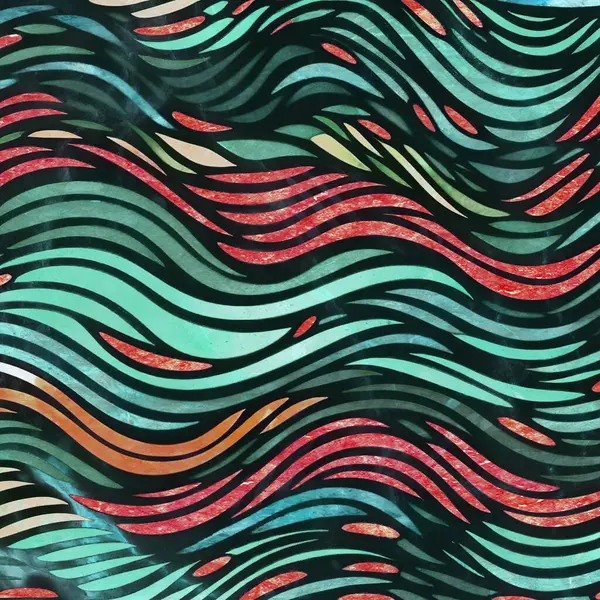 Su dalgalanması soyut dalga deseni, basit grafik biçiminde duvar kağıdı.