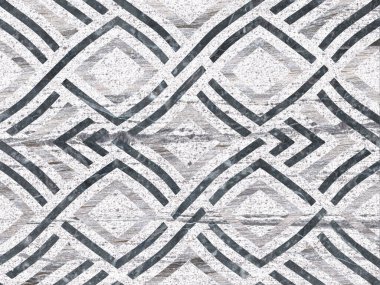 Zarif, pürüzsüz geometrik desenli tasarım. Elmas ve çizgili şekiller var. Mavinin çeşitli tonlarında, koyu bir zemine karşı. Bu soyut vektör sanatı duvar kağıdı, tekstil veya...