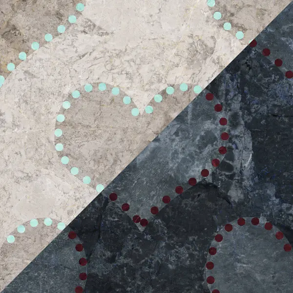 Basit kalp deseni pürüzsüz. Renkli kalp desenli mermer ve taş desen dokular ve arkaplan için kullanışlı.