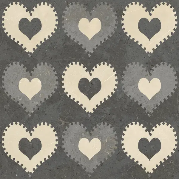 Basit kalp deseni pürüzsüz. Renkli kalp desenli mermer ve taş desen dokular ve arkaplan için kullanışlı.