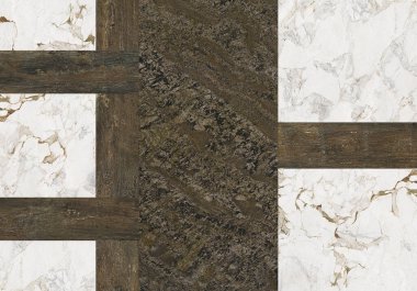 Geometrik şekilli değişik bilye ya da taşlar ile yaratıcı yamalar. Çeşitli bilye ve taşlardan oluşan yaratıcı yama kalıbı.