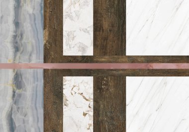 Geometrik şekilli değişik bilye ya da taşlar ile yaratıcı yamalar. Çeşitli bilye ve taşlardan oluşan yaratıcı yama kalıbı.