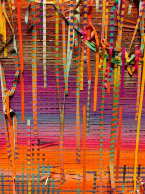 Kırsal şeritler. Albüm, sanat, poster, sayfa arkaplanı, dekor ve duvar kağıdı için renkli pastel boya çizgileri.