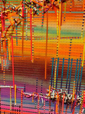 Kırsal şeritler. Albüm, sanat, poster, sayfa arkaplanı, dekor ve duvar kağıdı için renkli pastel boya çizgileri.