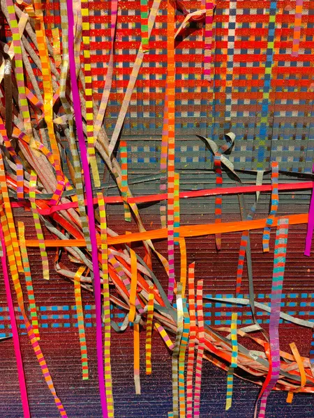 Kırsal şeritler. Albüm, sanat, poster, sayfa arkaplanı, dekor ve duvar kağıdı için renkli pastel boya çizgileri.