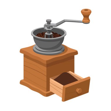 Bu eski el değirmeniyle taze öğütülmüş kahvenin zengin aromasını keşfedin. Her seferinde mükemmel bir fincan ve nostaljik cazibe vaat ediyor.